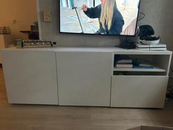 IKEA BESTA tv-meubel, wit - 180x40x46cm - afbeelding 1