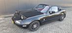 Mazda MX-5 1.8 I 1995 Zwart, Auto's, Achterwielaandrijving, Zwart, 4 cilinders, Cabriolet