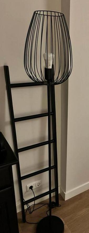 Stijlvolle Stalamp, Huis en Inrichting, Lampen | Vloerlampen, Zo goed als nieuw, 150 tot 200 cm, Metaal, Ophalen of Verzenden