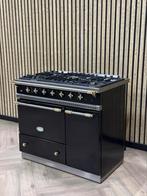 Luxe Lacanche Fornuis Zwart Gas + Messing + Warmhoudkast, Witgoed en Apparatuur, Hete lucht, 60 cm of meer, Ophalen of Verzenden