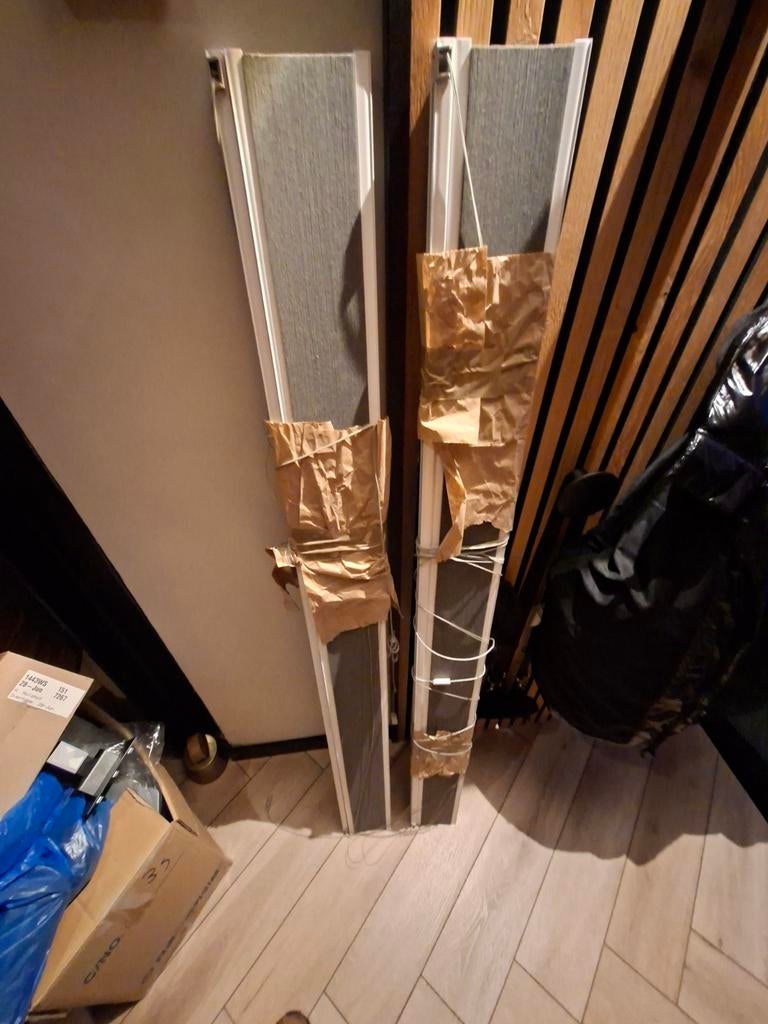 Grijze Plisségordijnen  top down - Zo goed als nieuw, Huis en Inrichting, Ophalen, 100 tot 150 cm, 50 tot 100 cm, Zo goed als nieuw