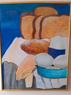 Acryl schilderij: Brood en Eieren, Ophalen of Verzenden