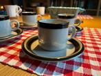 Vintage espresso kop en schotels Arabia Karelia, Ophalen of Verzenden, Zo goed als nieuw, Overige stijlen, Kop(pen) en/of Schotel(s)