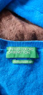 Marino Italianen yarn V hals trui dames, Kleding | Dames, Truien en Vesten, Ophalen of Verzenden, Zo goed als nieuw, Blauw