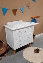 Vintage commode verhoogd ruim lades- kleur knopje naar wens, Ophalen of Verzenden, Zo goed als nieuw, 50 tot 70 cm, 90 tot 105 cm