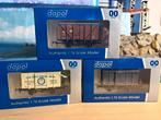 Dapol 3x engelse goederen wagons, Overige merken, Gelijkstroom, Verzenden, Wagon