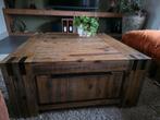 Salon tafel industrieel, Huis en Inrichting, Tafels | Salontafels, Ophalen, 50 tot 100 cm, 50 tot 100 cm, Minder dan 50 cm