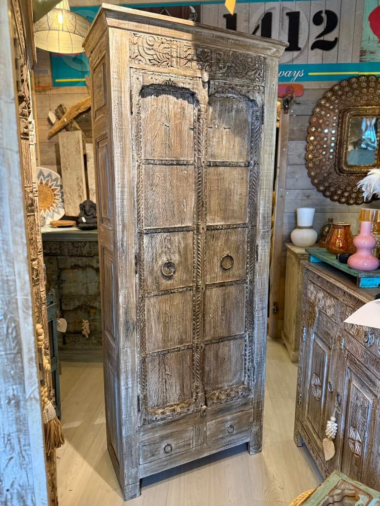 Gave India/Ibiza style kast, Huis en Inrichting, Kasten | Buffetkasten, Ophalen, Nieuw, 50 tot 100 cm, Minder dan 100 cm