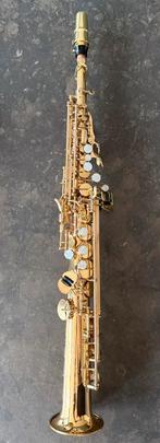 Te koop: mooie Sopraansax - merk: Antiqua, Ophalen, Gebruikt, Sopraan, Met koffer