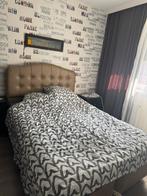 Mooie 1,5 persoonsbed, Huis en Inrichting, Slaapkamer | Bedden, Ophalen, Overige materialen, Beige, Twijfelaar