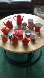 13 delig emaille kinderservies, Ophalen of Verzenden