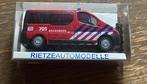 Brandweer Opel Busje 1:87 Rietze, Ophalen of Verzenden, Zo goed als nieuw, Auto, Rietze
