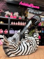 Clayre & Eef zebra flessenhouder leukste kerst cadeau!, Nieuw, Ophalen of Verzenden, Info@artisticsflowers.nl, Nederland