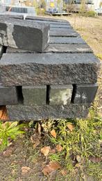 Stenen antraciet merknaam Walblock split, Tuin en Terras, Bielzen en Borders, Ophalen, Zo goed als nieuw, Minder dan 100 cm, Minder dan 25 cm