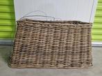Rieten landelijk hanglamp lamp, Ophalen of Verzenden, Zo goed als nieuw, Minder dan 50 cm