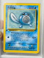 1999 POKEMON DUTCH POLIWAG #59 First 1ST EDITION 59/102 psa, Ophalen of Verzenden, Zo goed als nieuw, Losse kaart