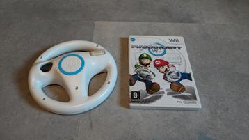 Mario Kart Wii met stuurtje  beschikbaar voor biedingen