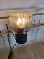 Hubsch tafellamp, Huis en Inrichting, Ophalen, Zo goed als nieuw, Glas, Minder dan 50 cm