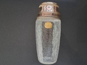 Vintage kristallen cocktailshaker beschikbaar voor biedingen