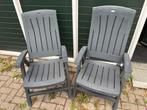 twee tuinstoelen jardin, Ophalen, Gebruikt, Plastic, Verstelbaar