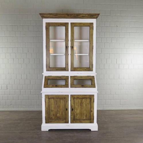 21671 Vitrine Kruidenierskast 1,10 m, Huis en Inrichting, Kasten | Vitrinekasten, Nieuw, 200 cm of meer, 100 tot 150 cm, 50 tot 75 cm