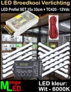 LED profiel TC420 SET 15x 33cm Broedkooi Kweekkooi Vogelkooi, Dieren en Toebehoren, Ophalen of Verzenden, Nieuw, Aluminium, Broedkooi of Kweekkooi