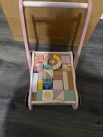 Blokkenkar little dutch, Kinderen en Baby's, Speelgoed | Houten speelgoed, Ophalen of Verzenden, Gebruikt, Duw- of Trekspeelgoed