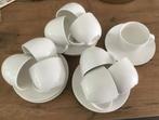 VT wonen servies 10 stuks cappuccino koppen met schotel, Huis en Inrichting, Keuken | Servies, Ophalen, Zo goed als nieuw, Porselein