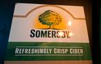 Somersby Cider Reclameplaat Metaal, Verzamelen, Ophalen of Verzenden, Zo goed als nieuw, Reclamebord