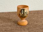 Houten Lourdes Eierdopje Souvenir, Ophalen of Verzenden