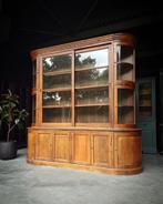 Prachtige eikenhouten winkelvitrine | Buffetkast #2043, Ophalen of Verzenden