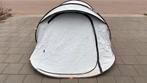 Quechua 2 Seconds 2 persoons tent - Zwart/Wit, Caravans en Kamperen, Tenten, Ophalen, Gebruikt, Tot en met 2