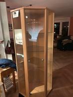 Prachtige hoek vitrinekast, Huis en Inrichting, Ophalen, Zo goed als nieuw, 25 tot 50 cm