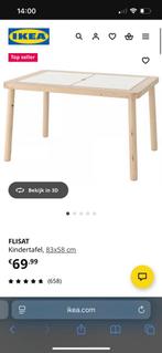 Ikea flisat tafel als nieuw met 3 bakken erbij, Huis en Inrichting, Ophalen of Verzenden, Zo goed als nieuw, 25 tot 50 cm, Rechthoekig