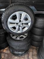 Opel Corsa Winterset 185/65R15  4x100 z.g.a.n!, Auto-onderdelen, Banden en Velgen, Ophalen, Gebruikt, 15 inch, Banden en Velgen