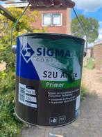 Sigma 2,5 l standgroen primer en gloss zie tekst, Ophalen, Minder dan 5 liter, Groen, Verf