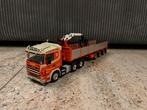 WSI Scania 164 6x2 Huskens Grathem met steentrailer, Ophalen of Verzenden, Nieuw, Bus of Vrachtwagen, Wsi