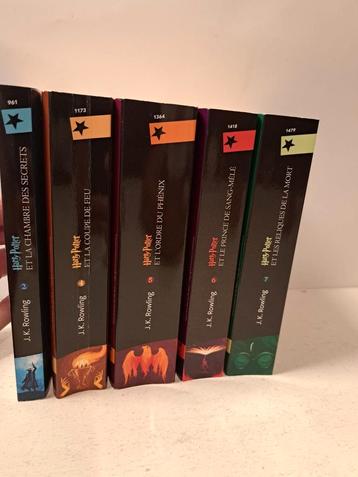 5 Franstalige Harry Potter boeken  beschikbaar voor biedingen