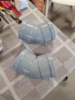 Diverse pvc hulpstukken., Doe-het-zelf en Verbouw, Buizen en Afvoer, Bochten, Pvc, Ophalen of Verzenden, Zo goed als nieuw