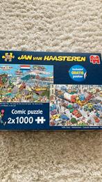 Jan van Haasteren - 2 x 1000 stukjes, Hobby en Vrije tijd, Denksport en Puzzels, Ophalen of Verzenden, 500 t/m 1500 stukjes, Legpuzzel