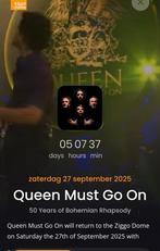 2 Golden Tickets voor Queen Must Go On. Zaterdag 27-9-2025, Tickets en Kaartjes, Twee personen