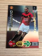 Panini Super Strikes CL 2009-2010 Rio Ferdinand CHAMPION, Ophalen of Verzenden, Zo goed als nieuw, Buitenlandse clubs, Spelerskaart