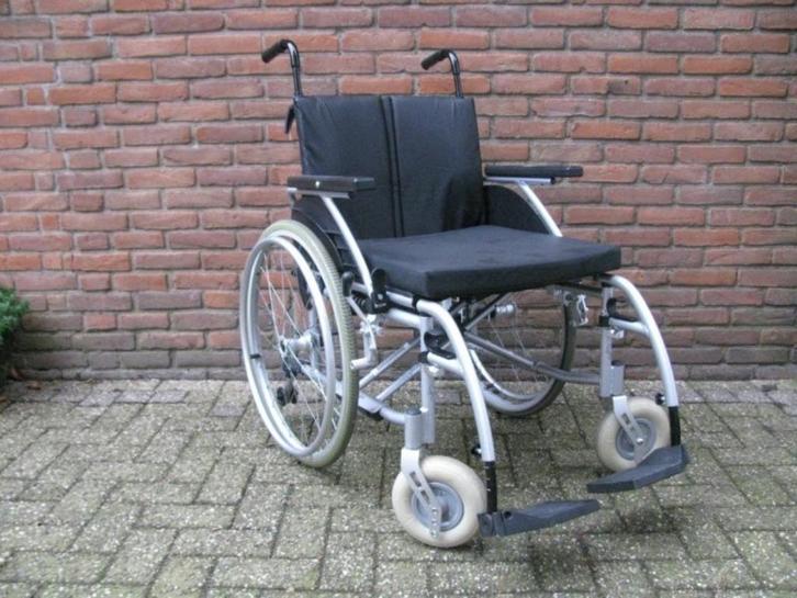 Excel G3 light aluminium rolstoel 53cm met massieve banden, Diversen, Rolstoelen, Zo goed als nieuw, Duwrolstoel, Inklapbaar, Ophalen of Verzenden