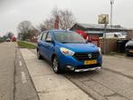 Dacia Lodgy 1.2 Tce 115PK Stepway S&S 5p Bj 2016 Blauw Airco, Auto's, Dacia, Voorwielaandrijving, Stof, Origineel Nederlands, Lodgy