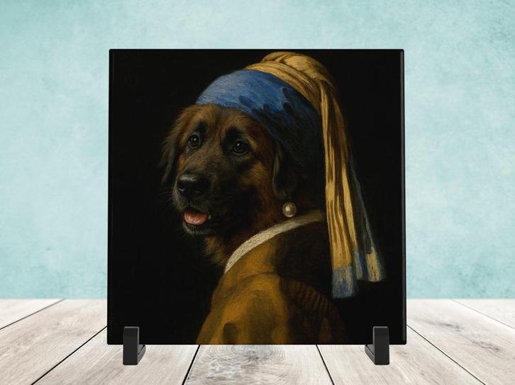 Het Meisje met de Parel - Leonberger, Huis en Inrichting, Woonaccessoires | Overige, Nieuw, Verzenden