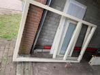 Hardhouten kozijnen, Doe-het-zelf en Verbouw, Kozijnen en Schuifpuien, Gebruikt, Raamkozijn, Hout, Ophalen