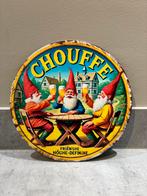 Mancave Bar Café Wanddecoratie metalen bordje La Chouffe, Ophalen of Verzenden, Zo goed als nieuw, Reclamebord