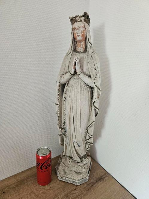 Groot heiligbeeld van Maria, Antiek en Kunst, Antiek | Religie, Ophalen of Verzenden