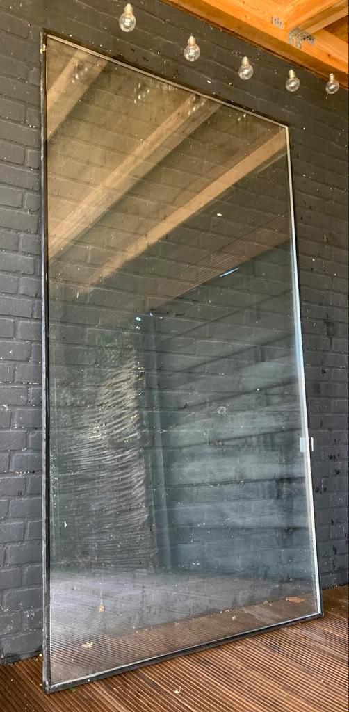 Dubbel glas grote ruiten/ramen - 2 stuks, Doe-het-zelf en Verbouw, Glas en Ramen, Gebruikt, Gevelraam of Ruit, 160 cm of meer