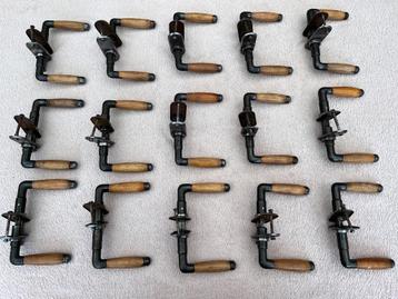 Gietijzeren oude deurklinken, deurkrukken, klink, nr 52a beschikbaar voor biedingen